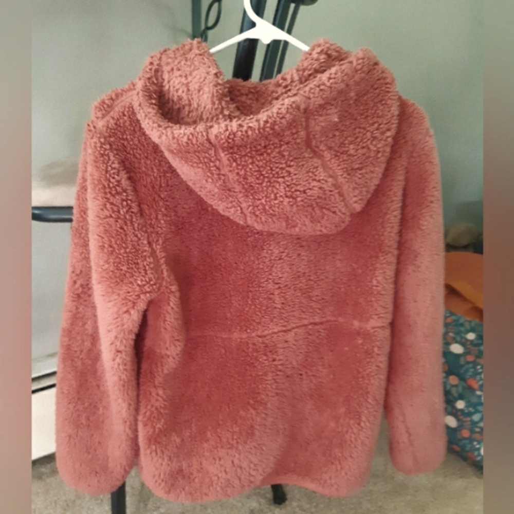 Girl's Reebok Fleece Spicy Orange Size L 14/16 - Picture 2 of 6